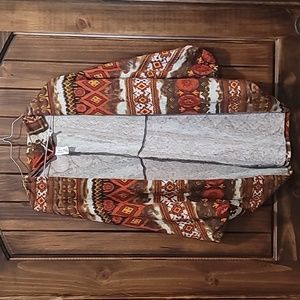Aztec Batwing Cardigan (M)